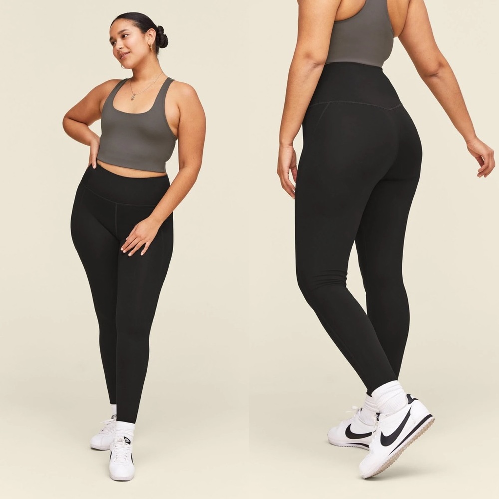 Girlfriend Collective High Rise Black Leggings